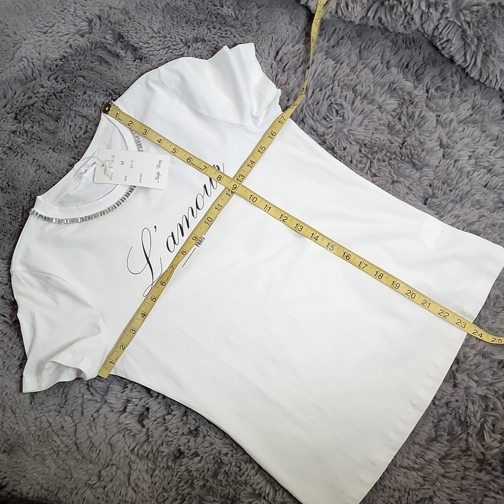 Maybe Wang White T-Shirt - Picture 6 of 7